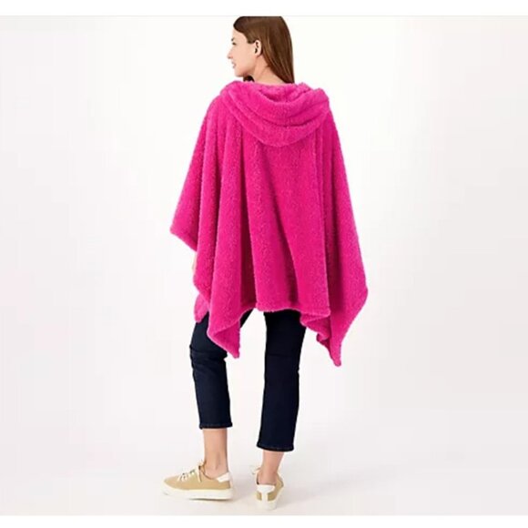 BumbleBella by Jill Martin Women Wrap ~ Hooded One Size Pink A605344 - Picture 2 of 8